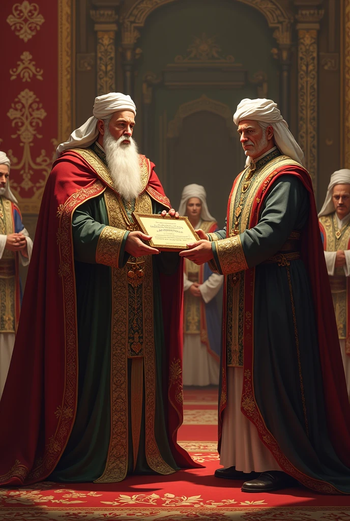This nobleman blessed Ahmad with many honors