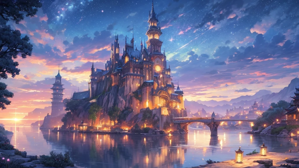 ((masterpiece)),((Highest quality)),((High Detail)), background, fantasy, wonderな部屋, pastel colour, magic, wonder, Sparkling