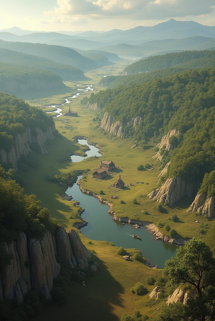 Landscape images of the 13 colonies of the United States