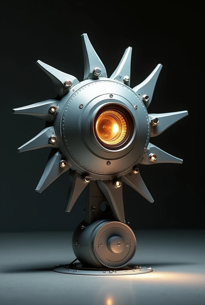 Create a projector with your external will have a deconstructed sun shape, round lenses
