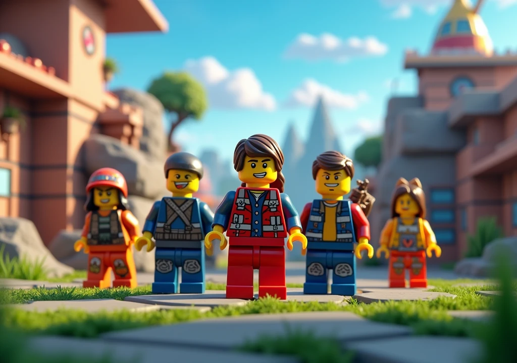 Cool Lego Fortnite YouTube Thumbnail 