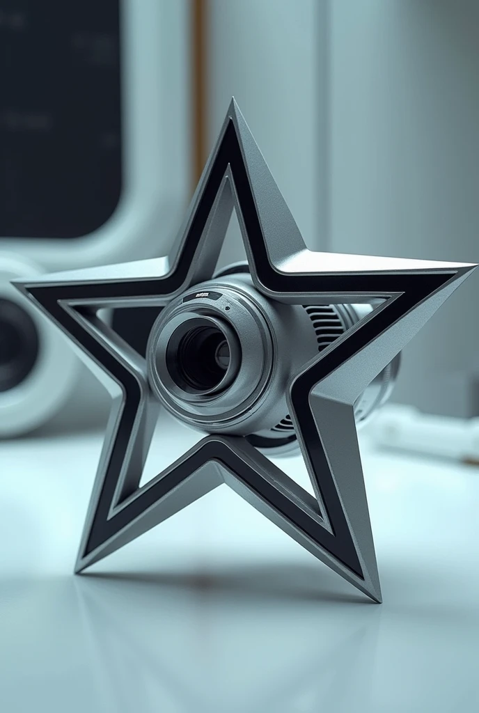 Create a projector with your external will have a deconstructed star shape, round lenses