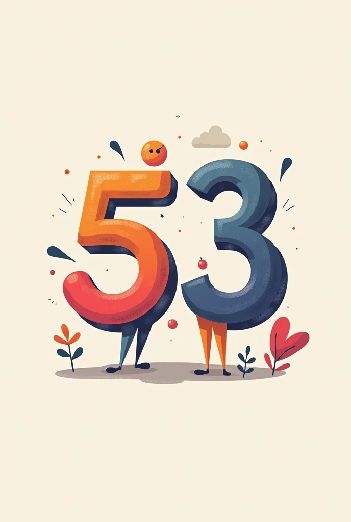 Create logo with letters " CPD 53" a logo in artistic style, colorfully , round, facing the front