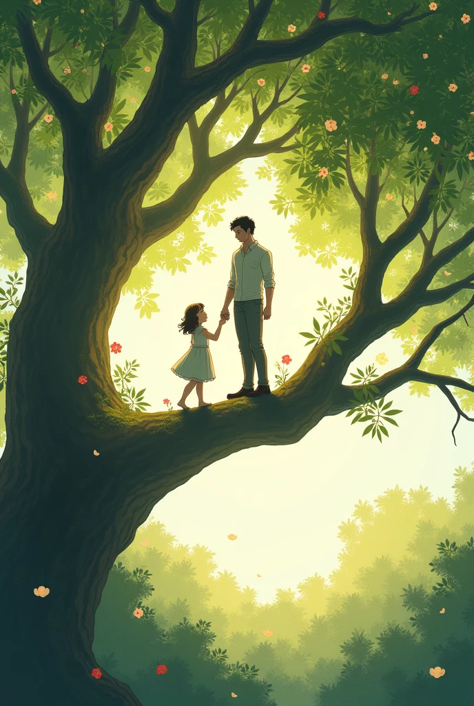 Man a standing in branch and
Girl with there boy and they happy jsjsjrhdbfbfbnddkis
