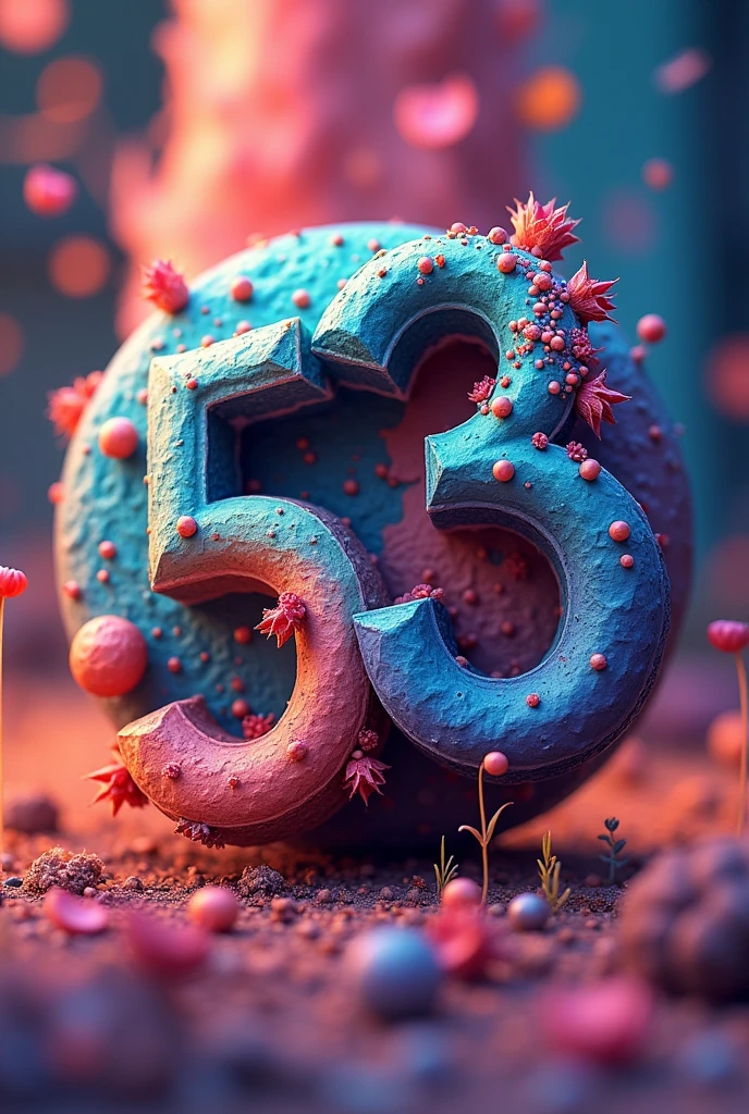 Create logo with letters " CPD 53" a logo in artistic style, colorfully , round 
