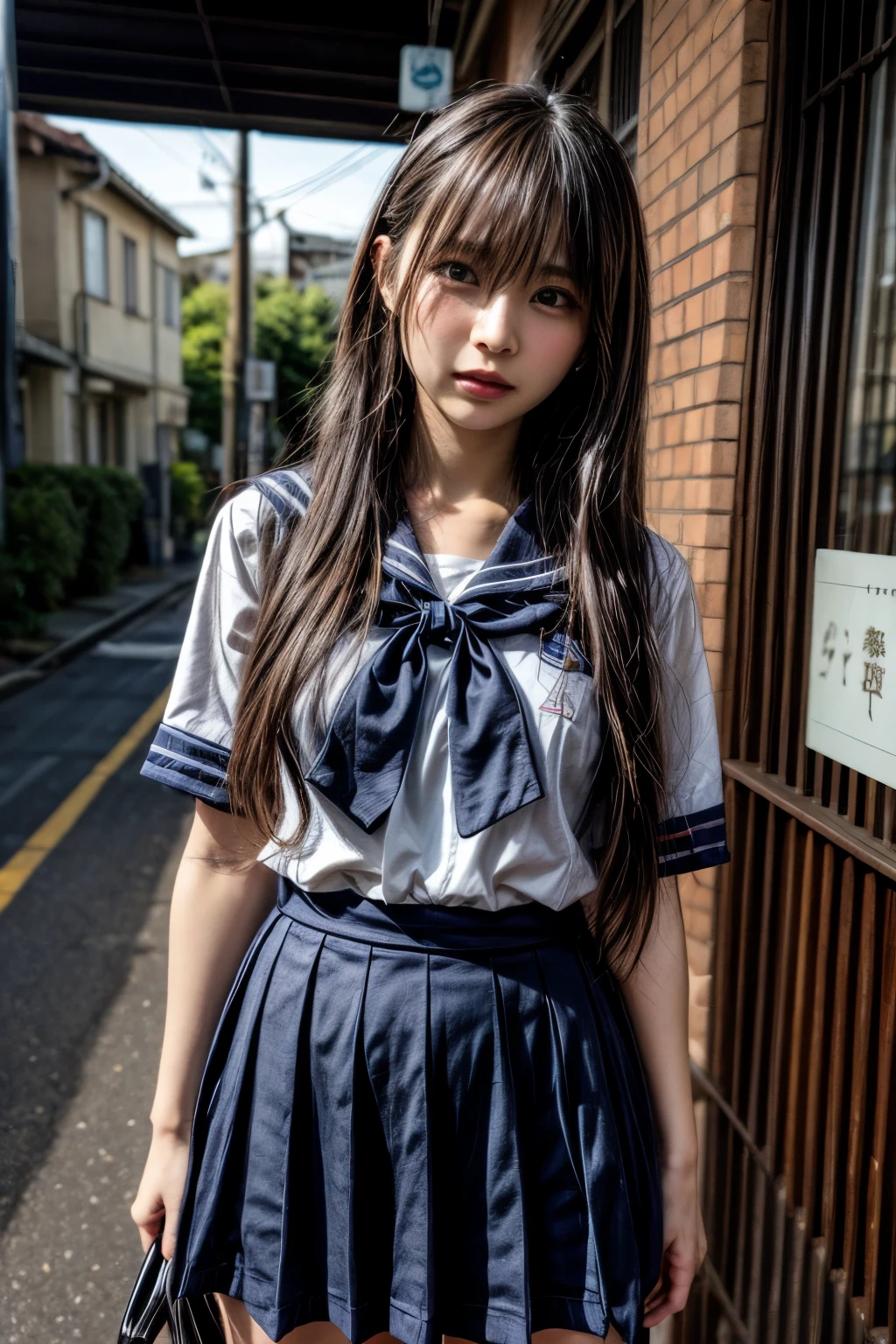 Sukeban Deka、Sailor suit、Yo-yo in the left hand