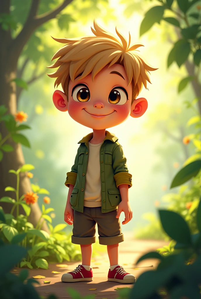 One boy 