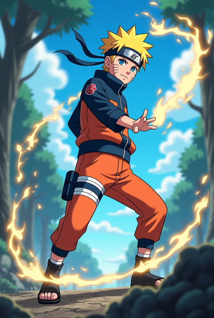 Naruto anime more detail add any move perform