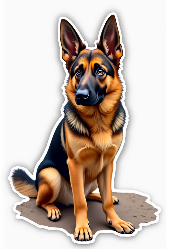 german shepherd decal