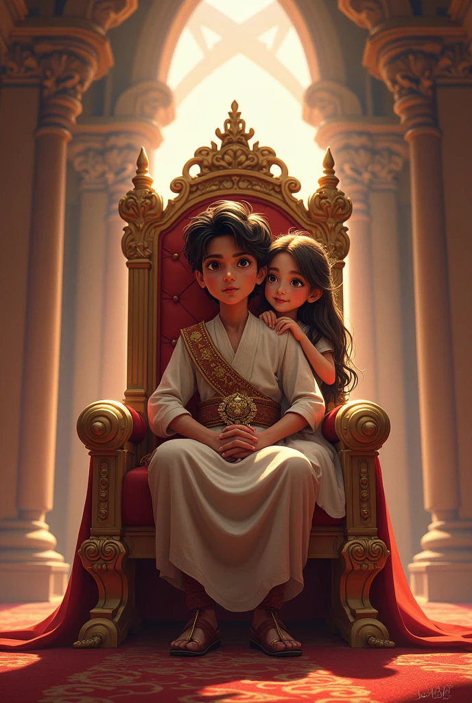 Kashif name boy sit on kingdom hasba
 name girl was his queen