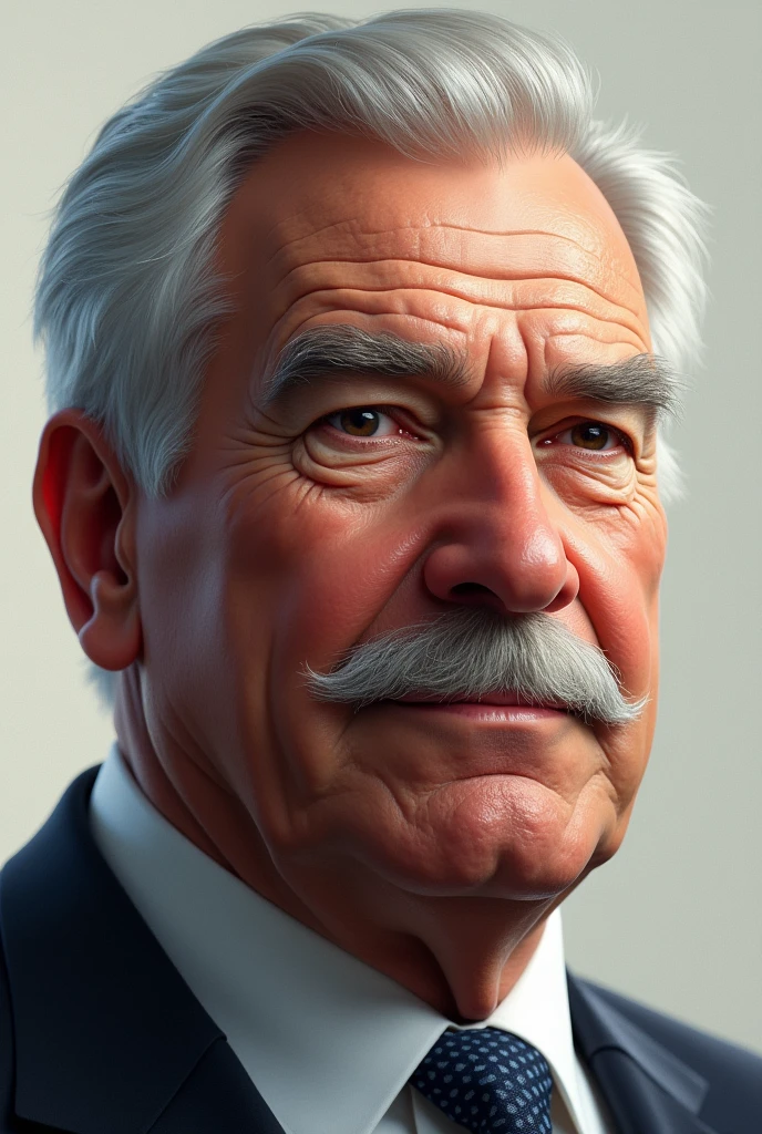 Portrait of Winston Peters with no mustage