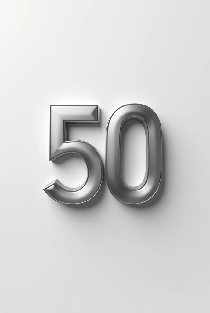 a 50th anniversary logo for the business administration degree, abstract geometric shapes, minimalist design, clean lines, balanced composition, monochrome color scheme, elegant typography, professional and modern aesthetic, award-winning design, 3D rendered, corporate branding, high quality, photorealistic