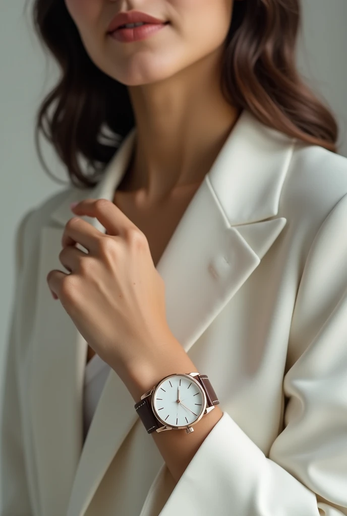Woman wearing a watch