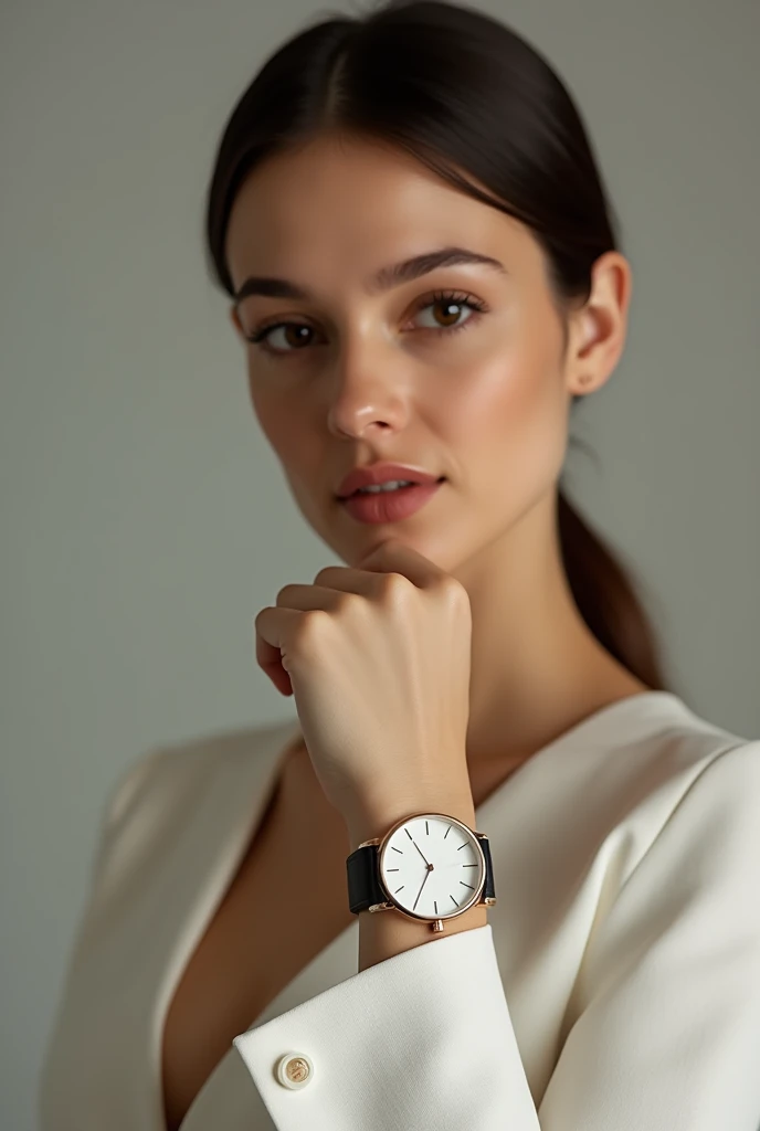 Woman wearing a watch