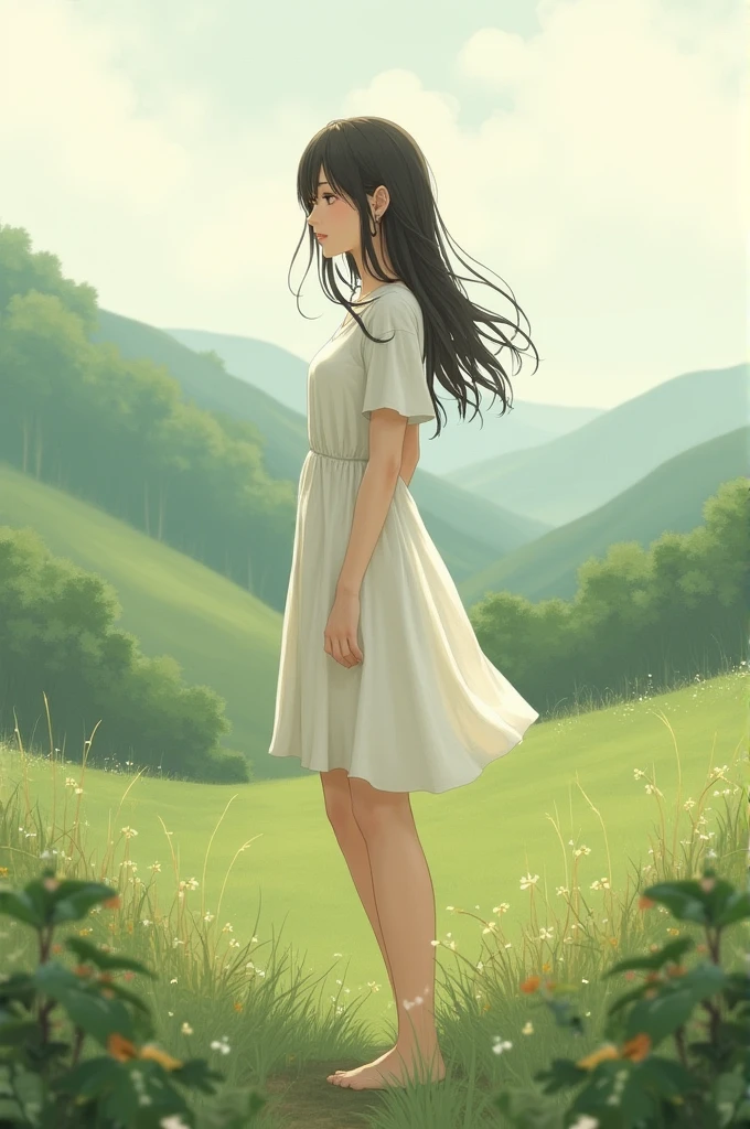 Dress less girl