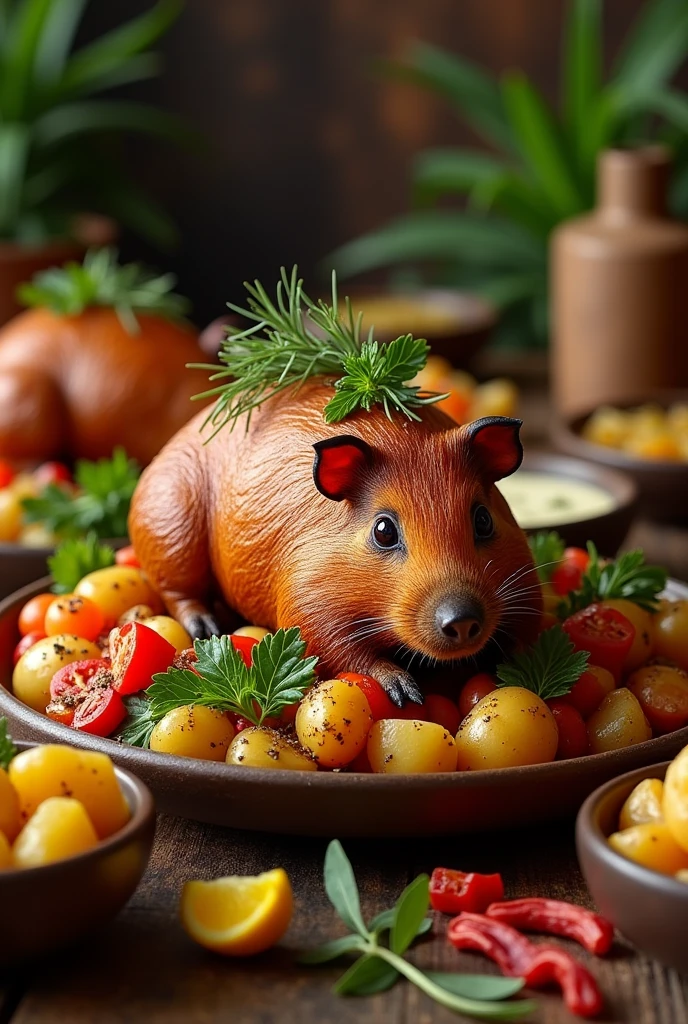 roasted guinea pig food from ecuador