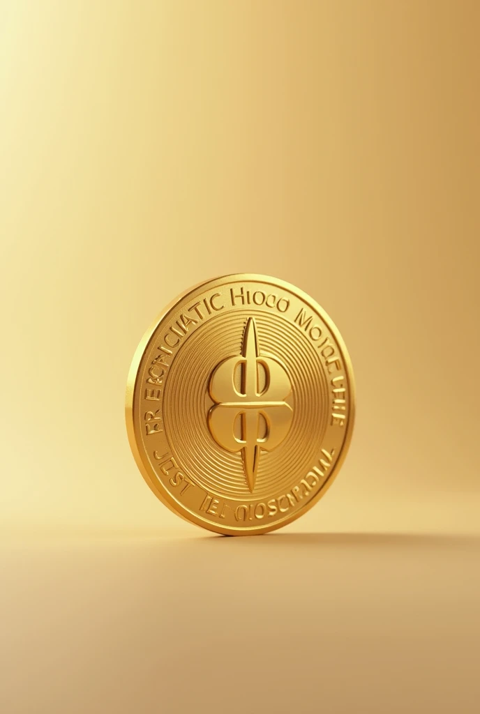 An image of a simple gold coin Facing SIMPLE 