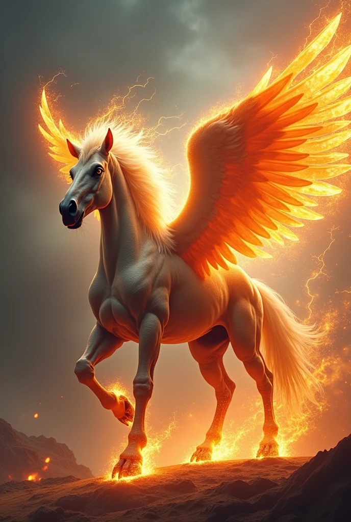 Horse DNA +egal DNA combination +fire