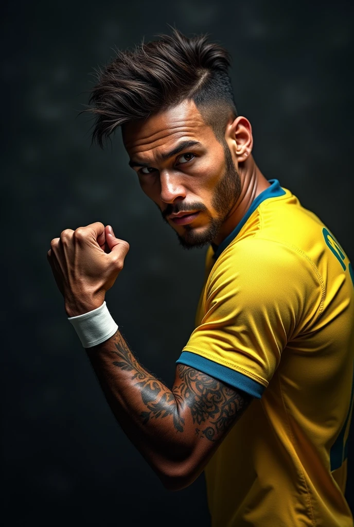 Neymar iron fist
