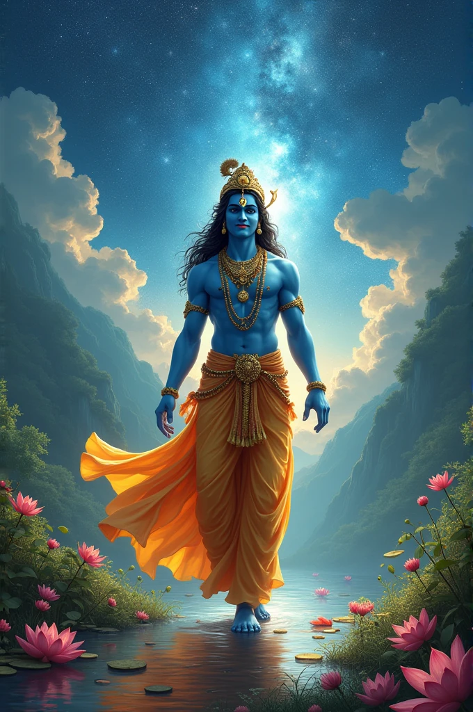 Lord Krishna with me
