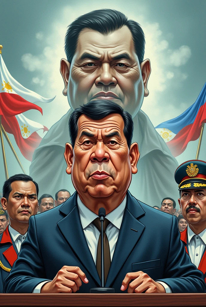 duterte on Marcos Sr. Burial and Filipino are rallying cartoonist