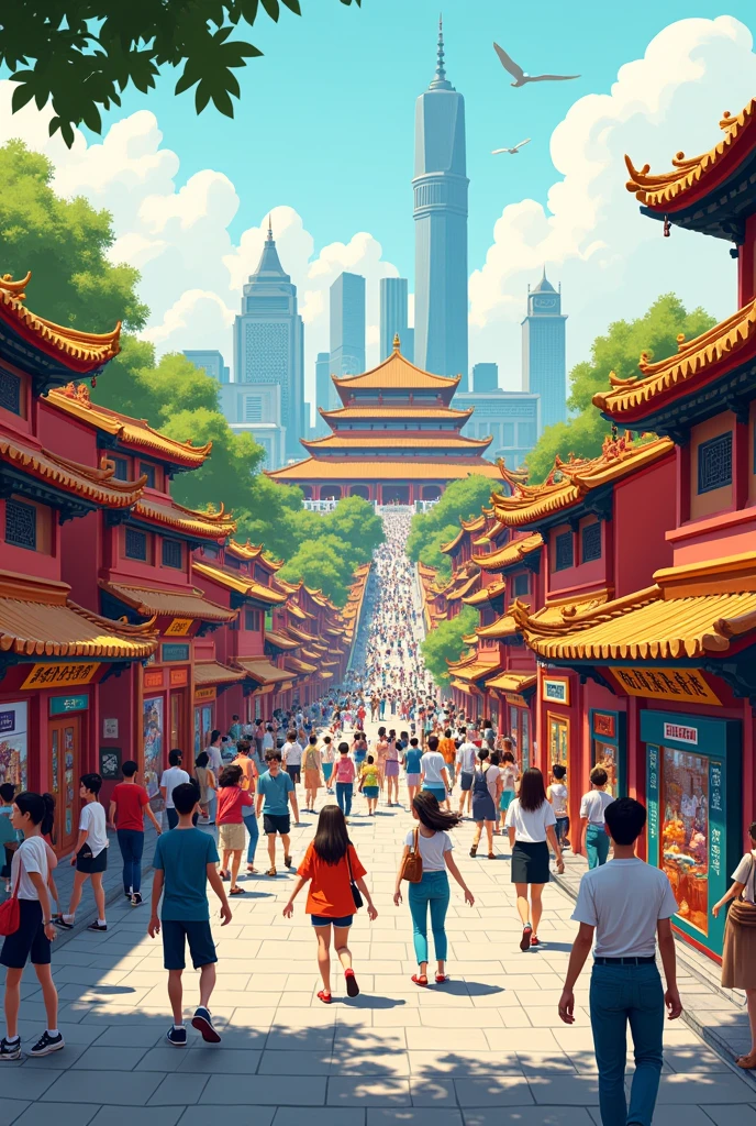 Cartoon Style,Beijing