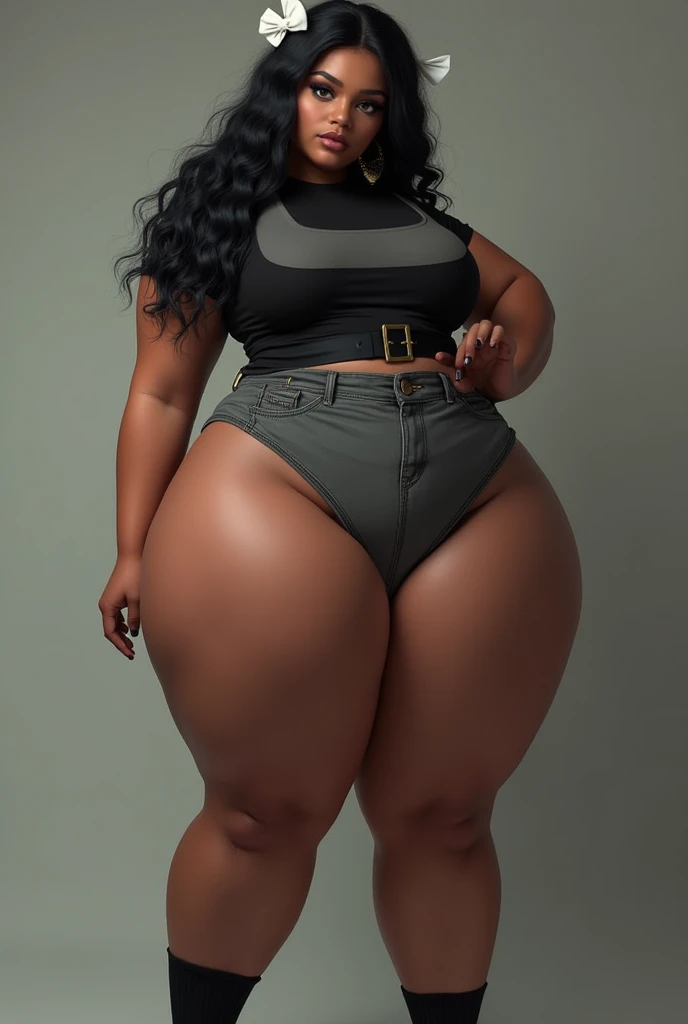 Woman with a big ass