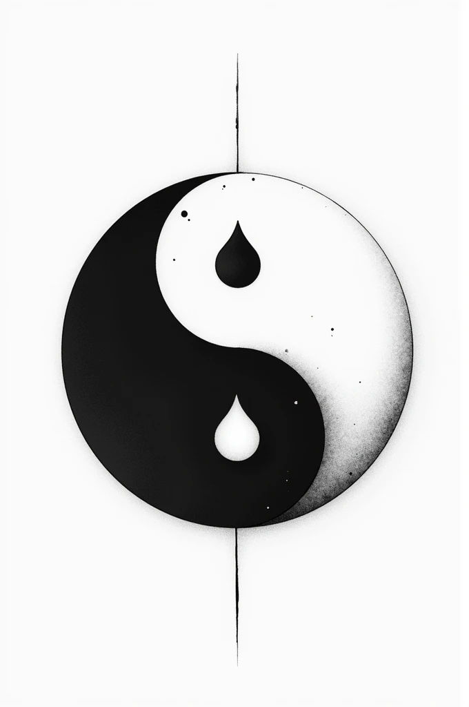 yin and yang for hand tattoo design