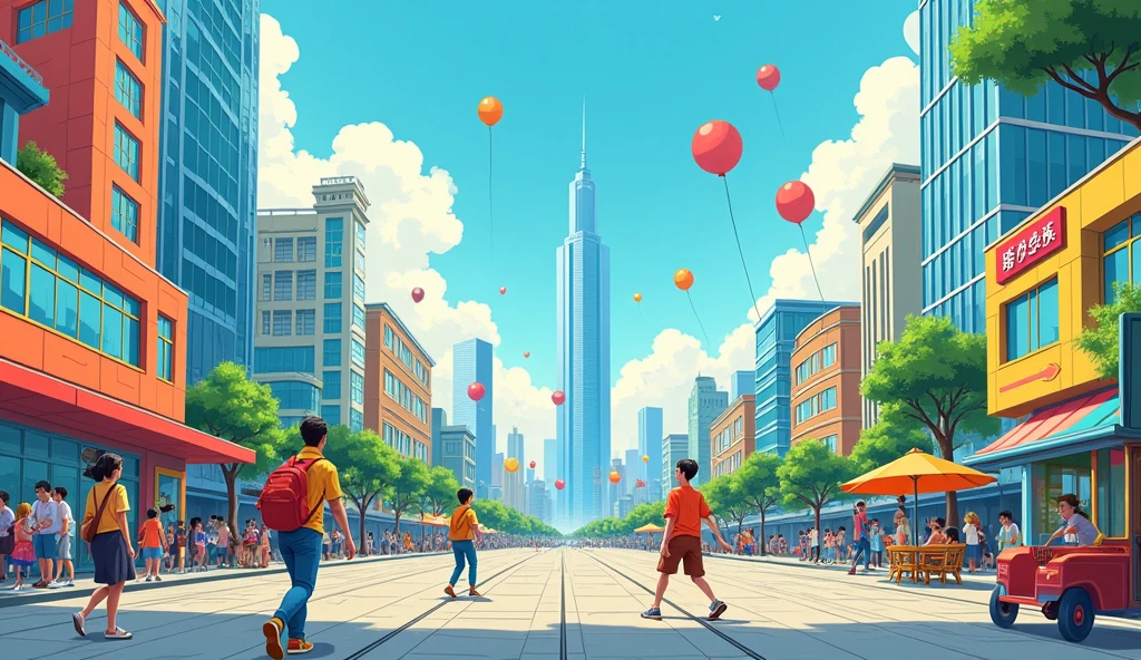 Cartoon Style，Shenzhen