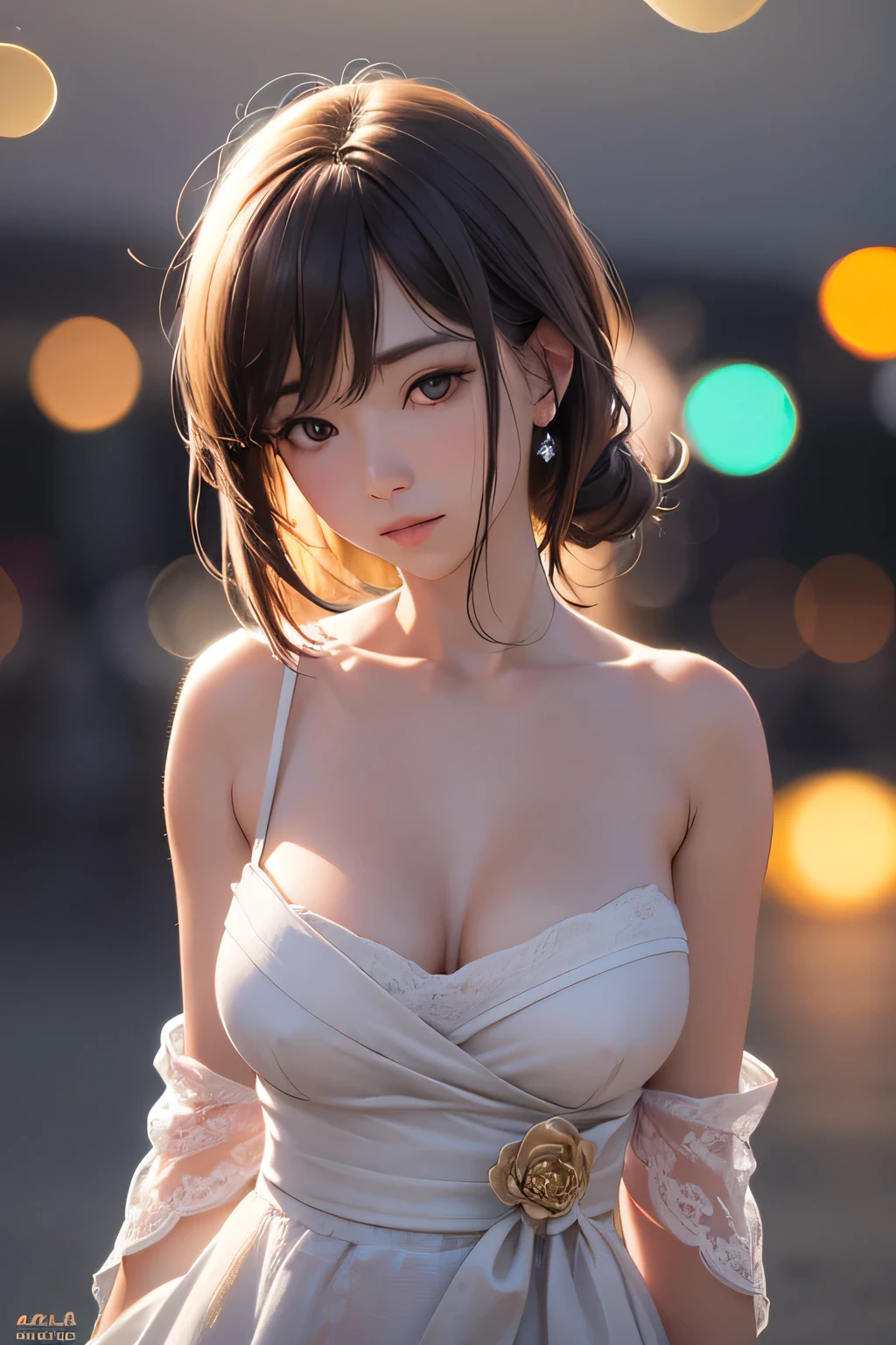 masterpiece, top quality, super detailed, high resolution, (realistic, photorealistic:1.37), excellent anatomy, beautiful 1 woman, beautiful lo-fi minimalist vibe, cute, Japan woman, light bokeh, soft colors, sparkling, dynamic side angle, natural soft lighting, 8k resolution, shape, pastel four colors, best light, best shadow, mysterious, perfect face, highly detailed,