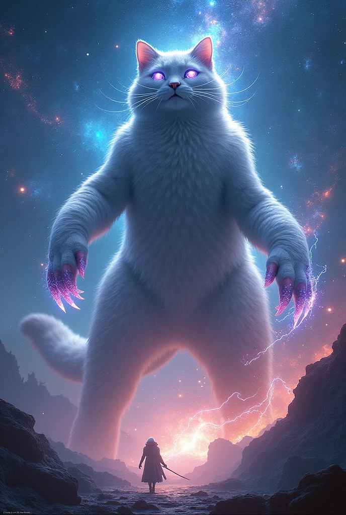 A cosmic cat Kaiju