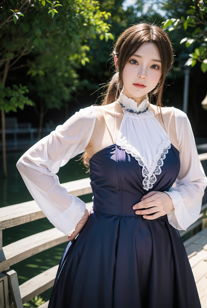 a beauty girl、maidennurse、Her clothes are soaked and see-through、Sheer costumes、Focus on the crotch、Her breasts are very large、Soak in an open-air bath surrounded by nature、See-through apron with small frills that hide the crotch、A small transparent frill curtain that hides the chest area、White drops fall on my chest、Bathed in lots of white drops、A cloudy liquid was poured on me...