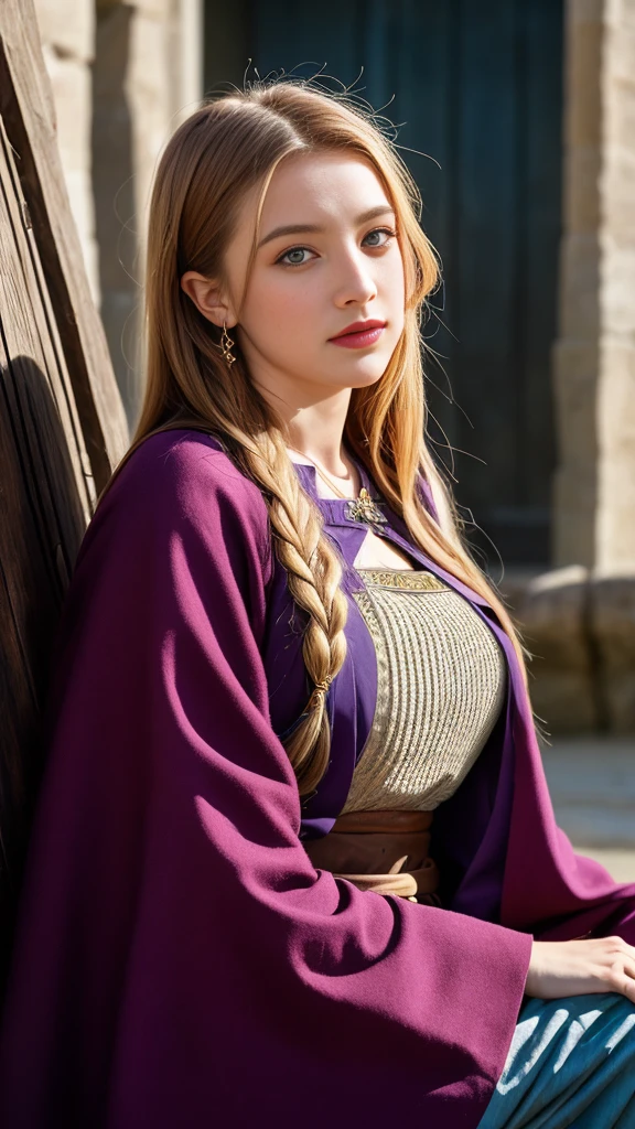 masterpiece, (Emma of Normandy from the 2022 Vikings Valhalla series:1.2), Beautiful girl from Normandy1person's,1 female、 (((Big Breasts))),(((Huge breasts))) , Mature Woman,(((Big Breasts)))、volumptuous body、 (Traditional medieval costume:1.2), ((medieval image))、In the dark, dark battlefield forest setting, Strike a pose for the camera, Low - Angle, Spring 24 mm, (((Sharp focus:1.5))), (((Sharpening depth:1.5))), (Realistic:1.5), (Skin Texture:1), 超High resolution.Realistic:1.4, 超High resolution、((medieval image))、Woman with a big sword、, High resolution, (Skin Texture:1.1), Highest quality, 超High resolution, (Realistic: 1.4), RAW Photos, By Ellen von Unwerth, Nikon D850 film stock photos, F1.6 Lenses, Rich colors,