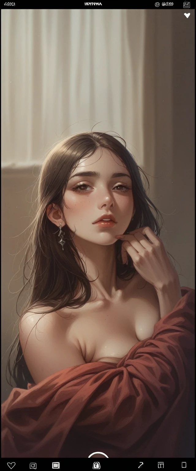 (top-quality),(​masterpiece), (super high resolution), (photo realistic), (A Japanese Lady), (Bathing), (Look at viewers), (flat chest:1.4),nude, (Black hair),(wide hip), (Thick eyebrows), (Red Lip), eyeshadows,Wet hair, wet skin