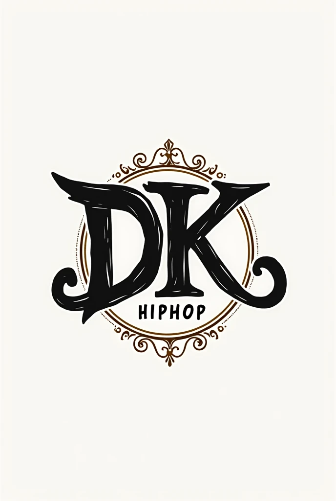 Make logo of DTK word hiphop style add store smallfont at the buttom and circle around
More luxury