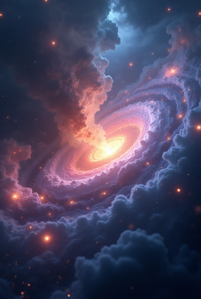 Beautiful nebula in space 8k ultra textures
