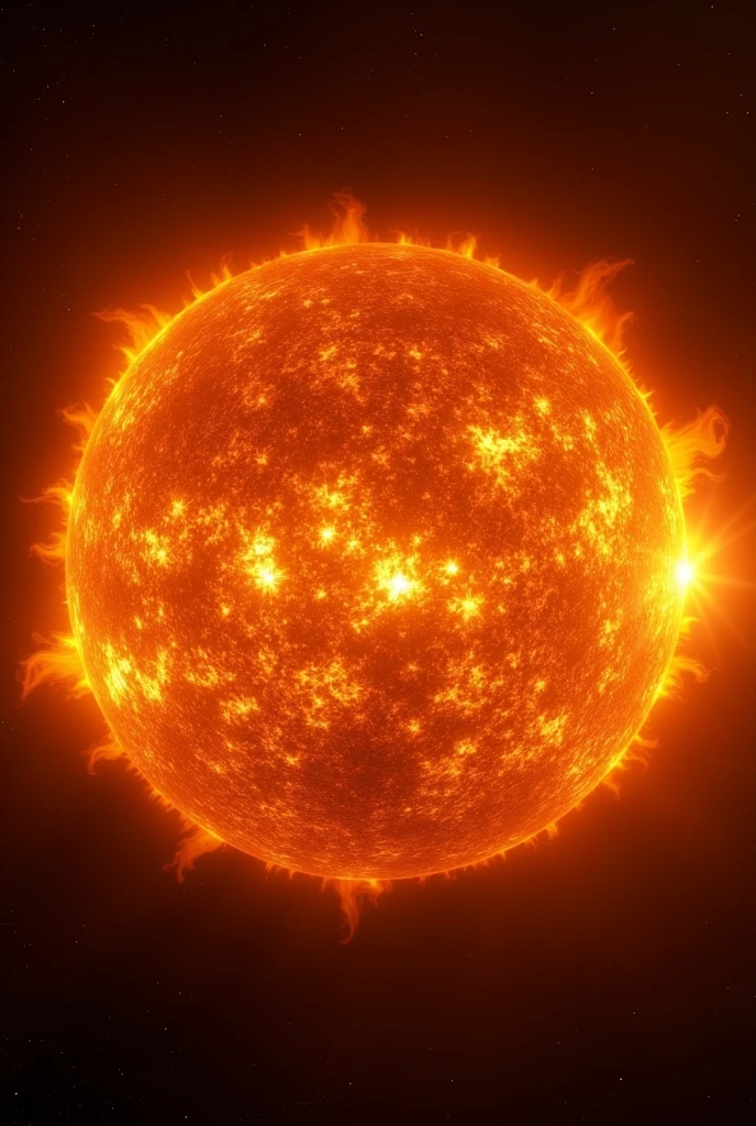 Ultra realistic sun textures 8k photorealistic