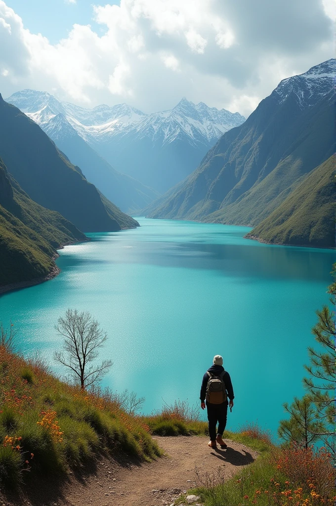 Walk around the Quilotoa lagoon