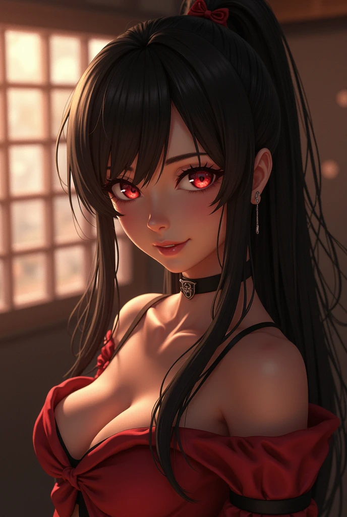 (photorealisitic:1.4),best qualityer,realisitic, work of art, extremely delicate and beautiful, CG,extremely detaild ,high resolution, extremely detaild, 1 girl, Tifa_lockhart,beautiful detailed girl,whole body, realisitic,Japanese clothing, beautiful detailed red eyes, light on the face, cinematic lighting,,  