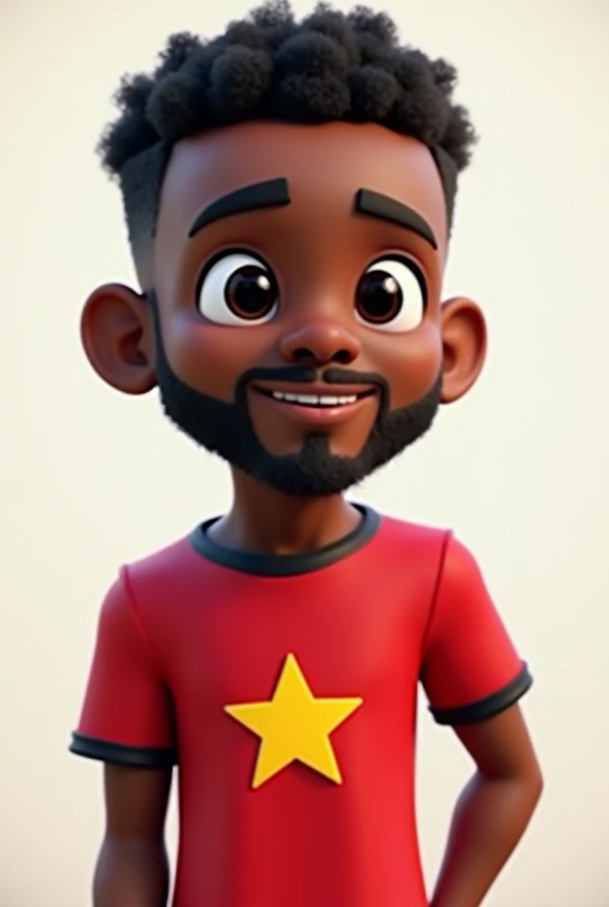 Criar um personagem de desenho animado 3D estilizado de cGoldpo inteiro de um homem ????? fGoldte e roste arredondado de meia-idade, cabelo cGoldtado bem curtinho degradê bem curtinho '&#39; homem de braços cruzados featuring a camisa totalmente vermelha featuring uma estrela no peito, designed featuring the following detailed specifications&#39;: 1. Rendering Style Style: The character should be rendered in a &#39;Pixar-featuringo&#39; Gold &#39;3d cartoon&#39; styled, similar to high qualiy animation&#39;. render engine: Use o &#39;Arnold Maia&#39; Gold &#39;Keyshot Toon&#39; render engines to ensure the desired quality&#39;. detalhamento: Make sure the render is &#39;high qualiy&#39; featuring &#39;detailed textures&#39;, &#39;skin detailed&#39;, a &#39;clay-like finish&#39;, e incGoldpGoldar &#39;bokeh effects&#39;. 2. Resolution Resolution: Set the resolution to &#39;8k&#39; (7680x4320 pixels). If this is not available&#39;&#39;, select the highest possible resolution&#39;. 3. Configurações de Iluminação e Camera Iluminação: Choose a &#39;cinematic&#39; lighting setup featuring soft&#39;, diffuse light to highlight skin details and textures&#39;. concentrating: definir featuringo &#39;sharp focus&#39;, ensuring that the character is fully in focus&#39;. apply &#39;bokeh effects&#39; if there is any background&#39; (embGolda o fundo deva ser transparente&#39;). Camera: Position the camera at a &#39;front angle&#39;, centered to capture the character&#39;o rosto e todo o cGoldpo&#39;. 4. Character Positioning in Background: Select a &#39;Background transparent&#39; Gold &#39;no back ground&#39; to ensure that the character is isolated. personagem featuringpleto: Exibir o personagem em cGoldpo inteiro'&#39;, ensure that all details are clearly visible&#39;. 5. Facial Expression and Physical Details Expression: Define the character&#39;the expression to be &#39;friendly&#39;, but featuringout smiles&#39;. hair and beard: define 