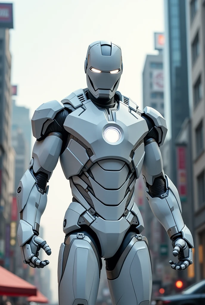 Iron man white suit 