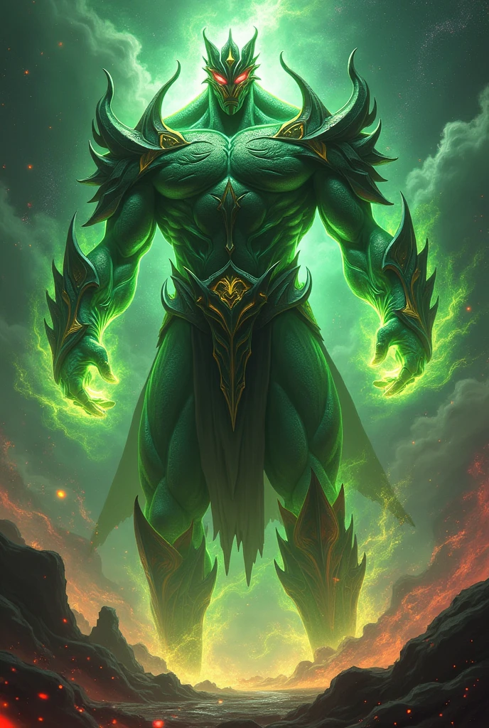 (((intricate design))) (((top quality))) (((16K))) (((High Definition))) 16K splash art (((photorealistic))) high-res, ultra sharp, ((masterpiece)), ultra-realistic, the best quality, expressive eyes, perfect face, mesmerising eyes, perfectly detailed anatomy (((Volumetric lighting))) (((natural lights))) (((nighttime))) (((1Male))) (((Bodybuilder))), (((muscular))), (((hyper pecs))) there is a sexy mature man with green paint on his body, slick shaved sides hairstyle, ((thighs)) bodily fluids, round butt, green coloured skin, gay, green skin! (((green coloured skin!!))), (((green skin))). (((green-skinned))), ((( off the shoulder elegant robes))) ((green skin with scales)), ((green skin)), windy, (((in a city))), (((greenish skin))) plantation on the male body, fluorescent green skin, radiant orange eyes, windy, leaves falling (((a powerful nature deity))), elf ears, druid magic, cell-shaded adult animation, green gem necklace, hot reptile muscular humanoid man, scales, muscular green body. Glowing veins, nature spirit, long sash, (((in a dark alleyway))) heroic pose, confident expression, green nature magic,