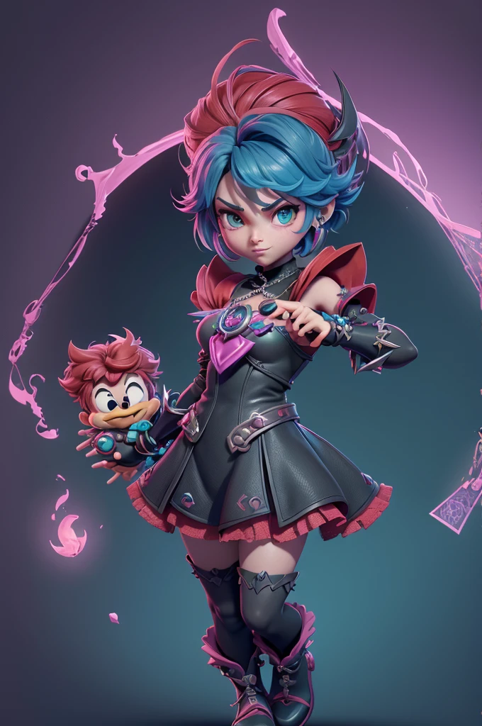 monstros estilos kingdom hearts, baseados em animais,3d style, shadown monster, demons, darkness monster, rayman legends, mickey mouse character style, girl, kingdom hearts, malhas leves e quentinhas, cores frias e alegres, portando espada magica, dark mouse in around, (raytrace),(witchblade),((capa vermelha e cyan sobre os ombros)),((sakura card captors))