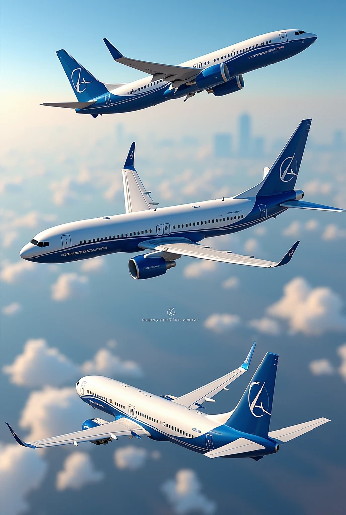 Boeing 737 on souvenirs ultra realistic 8k textures