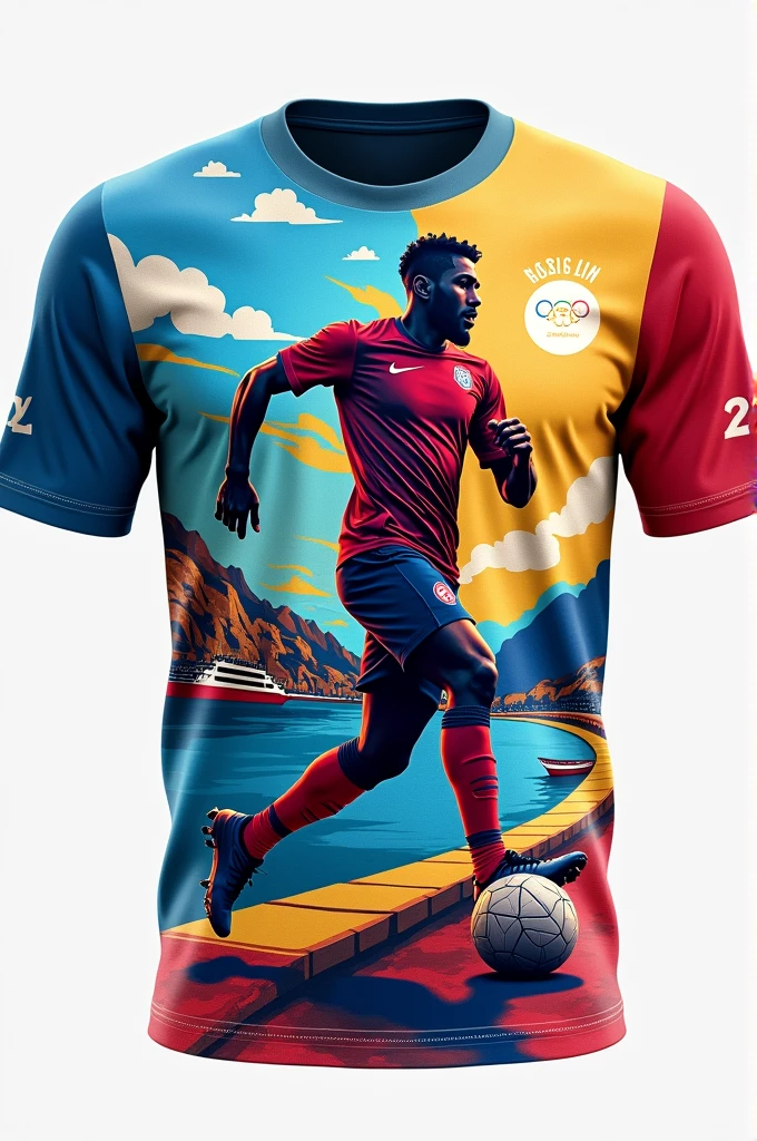 Marseille Olympic football t-shirt 