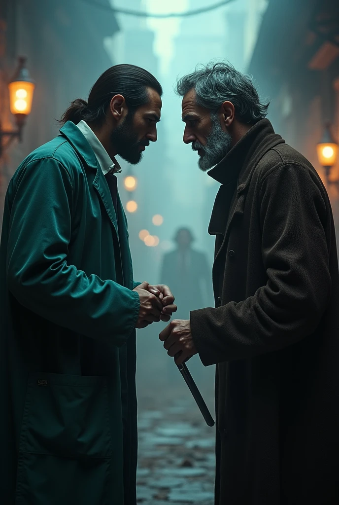 Duel between Doctor and Charlatan