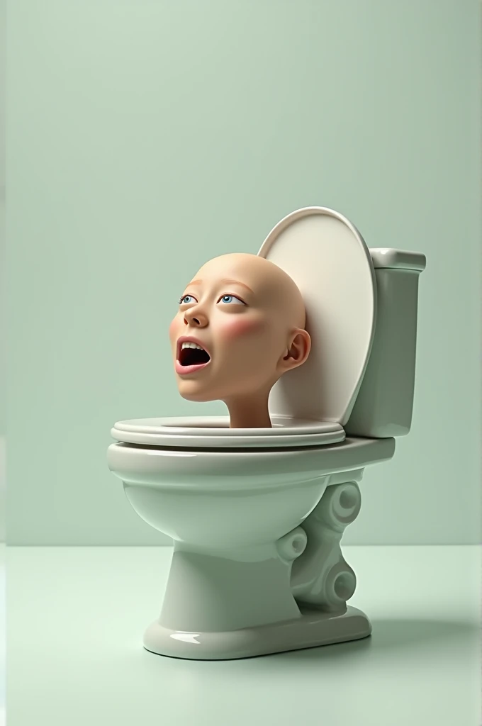 a guy head in a toliet saying skibidi