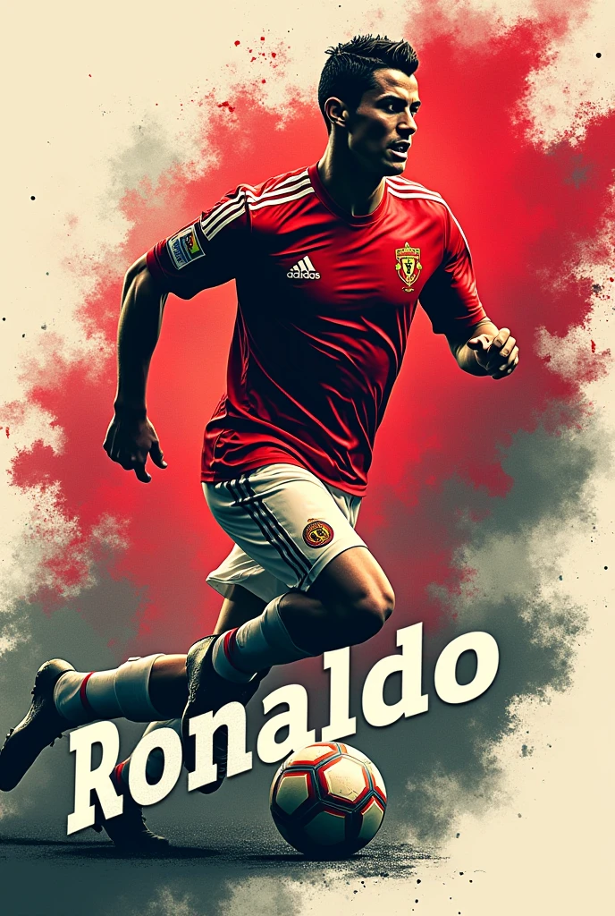 "Design a vibrant YouTube thumbnail with Cristiano Ronaldo in action, bold text saying '[Video Topic]', and a dynamic background.
The recommended YouTube thumbnail size is 1280 x 720 pixels.