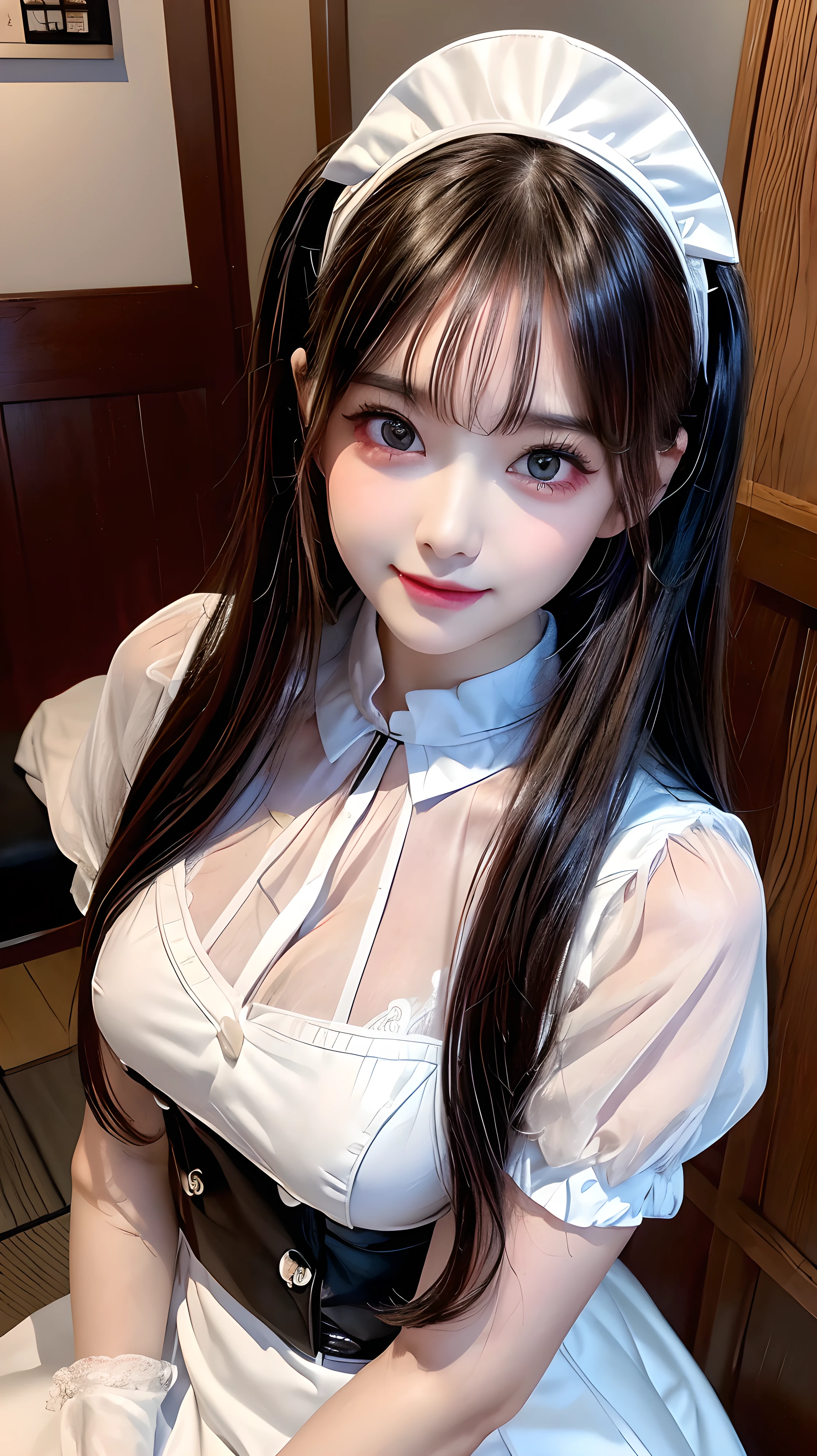 Model clothing、Perfect Makeup、Elementary school girl、Curly Hair、Photographing the chest、Sex Appeal