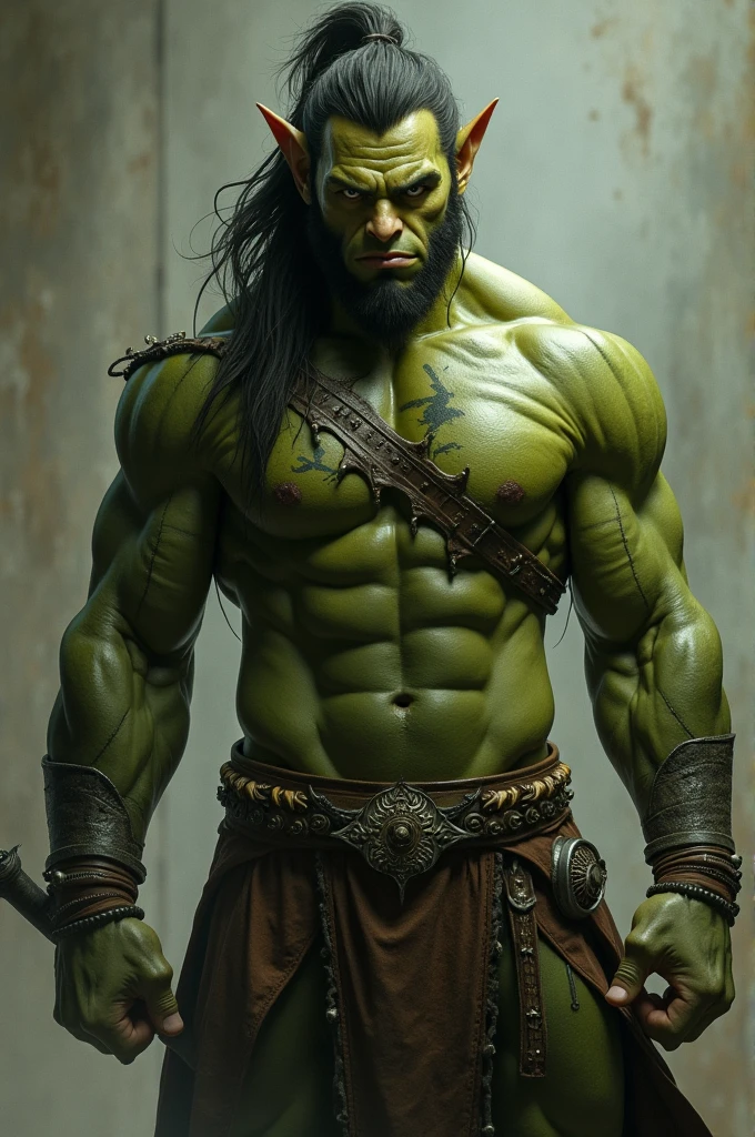 Nude sexy orc